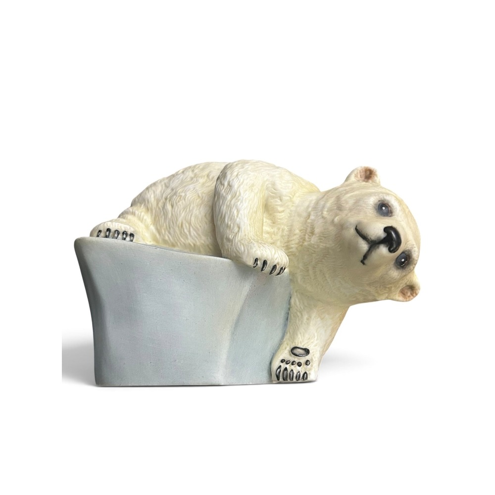 Vintage "Brrrrr!" Polar Bear Figurine by Eva Dalberg (1982)